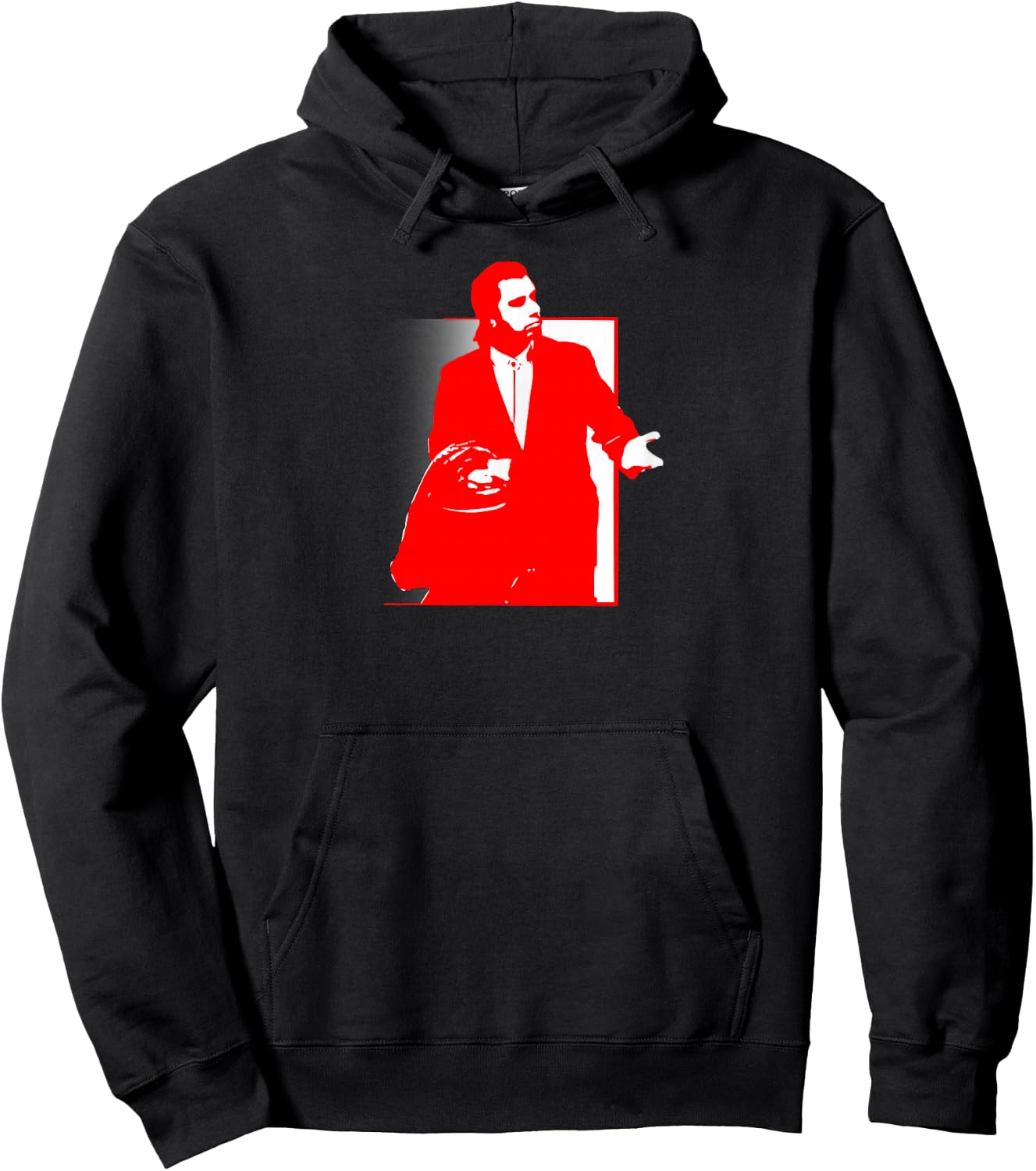 Confused Travolta Hoodie - Hoodie | Black