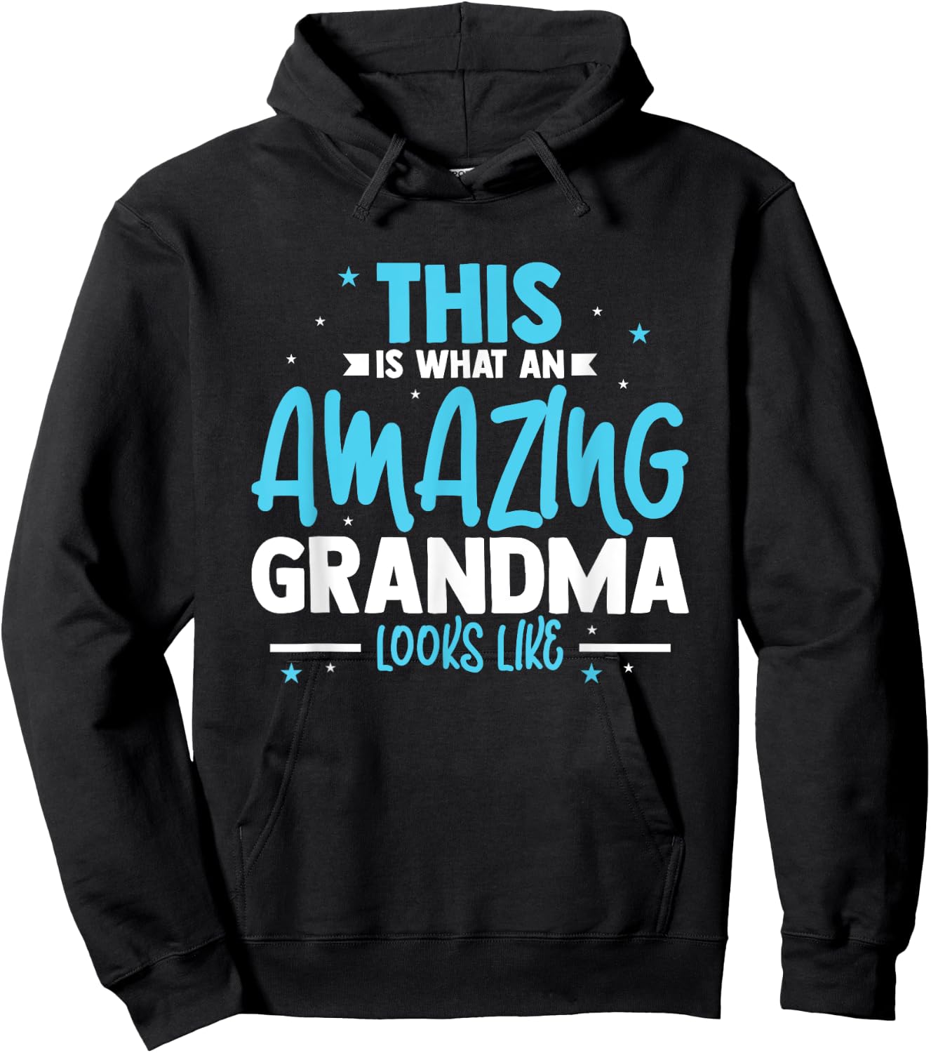 This Is What An Amazing Grandma Looks Like Hoodie - Hoodie | Black
