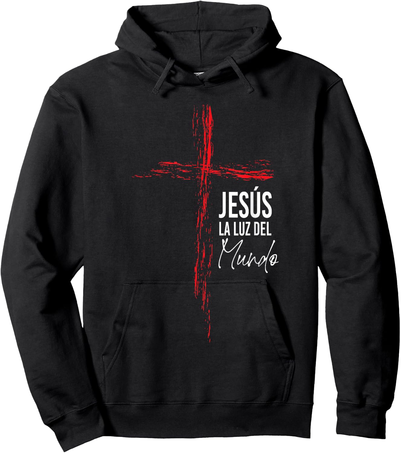 Regalos Cristianos Hombres Jesús Frases Christian Spanish Hoodie - Hoodie | Black