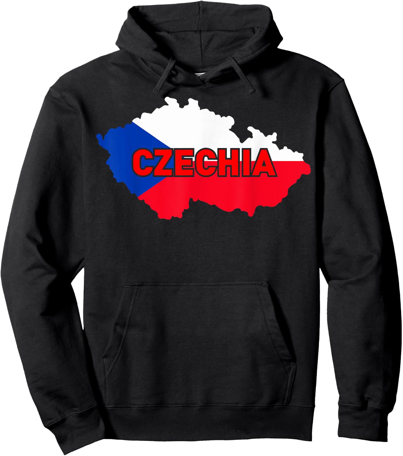 Proud Family and Patriotic Flag of Country Czechia Women Kids Men Hoodie - Hoodie | Black