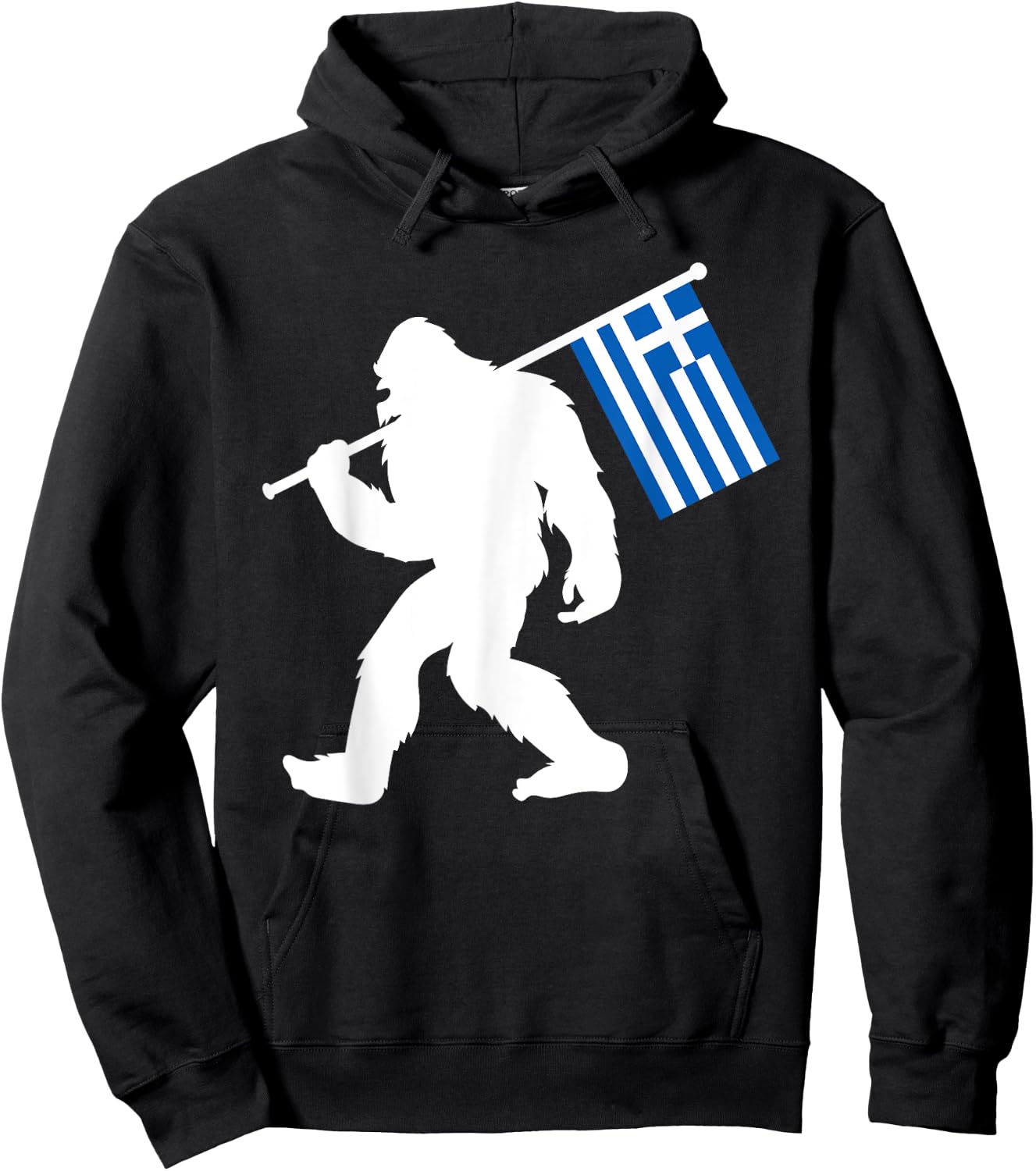 Greece Bigfoot Hoodie - Hoodie | Black