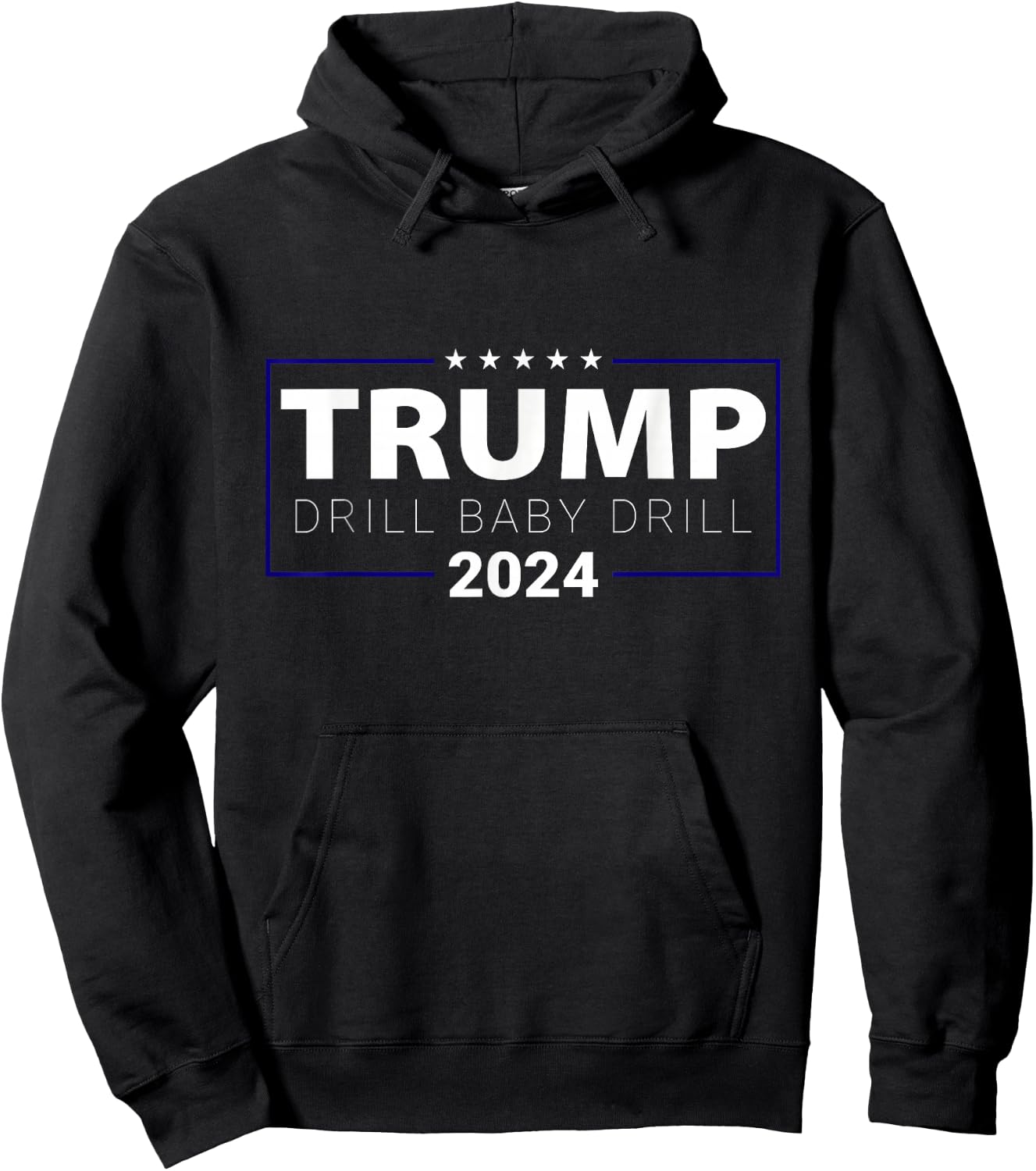 Trump 2024 Drill Baby Drill Funny Pro Trump Women Hoodie - Hoodie | Black