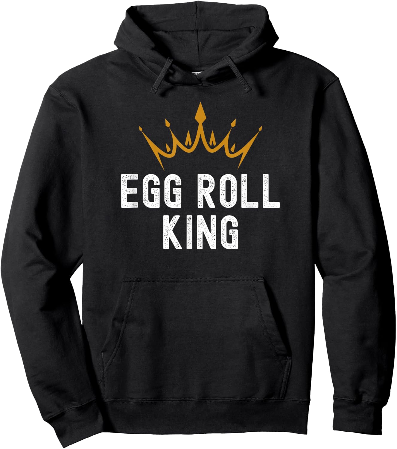 Egg Roll King Funny Egg Roll Humor Hoodie - Hoodie | Black