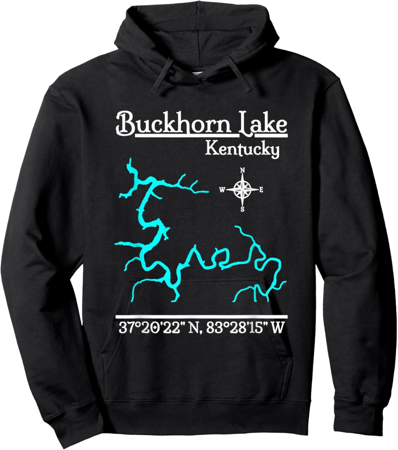 Buckhorn Lake - Kentucky Hoodie - Hoodie | Black