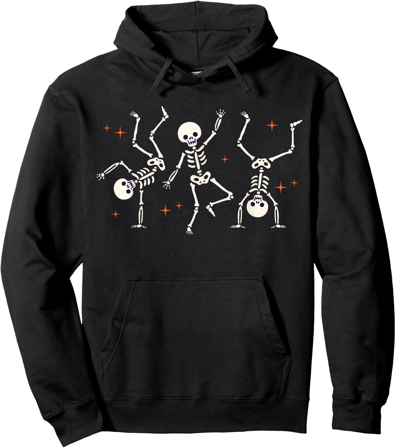 Dancing Skeletons Dance Challenge Halloween Scary Boys Girls Hoodie - Hoodie | Black