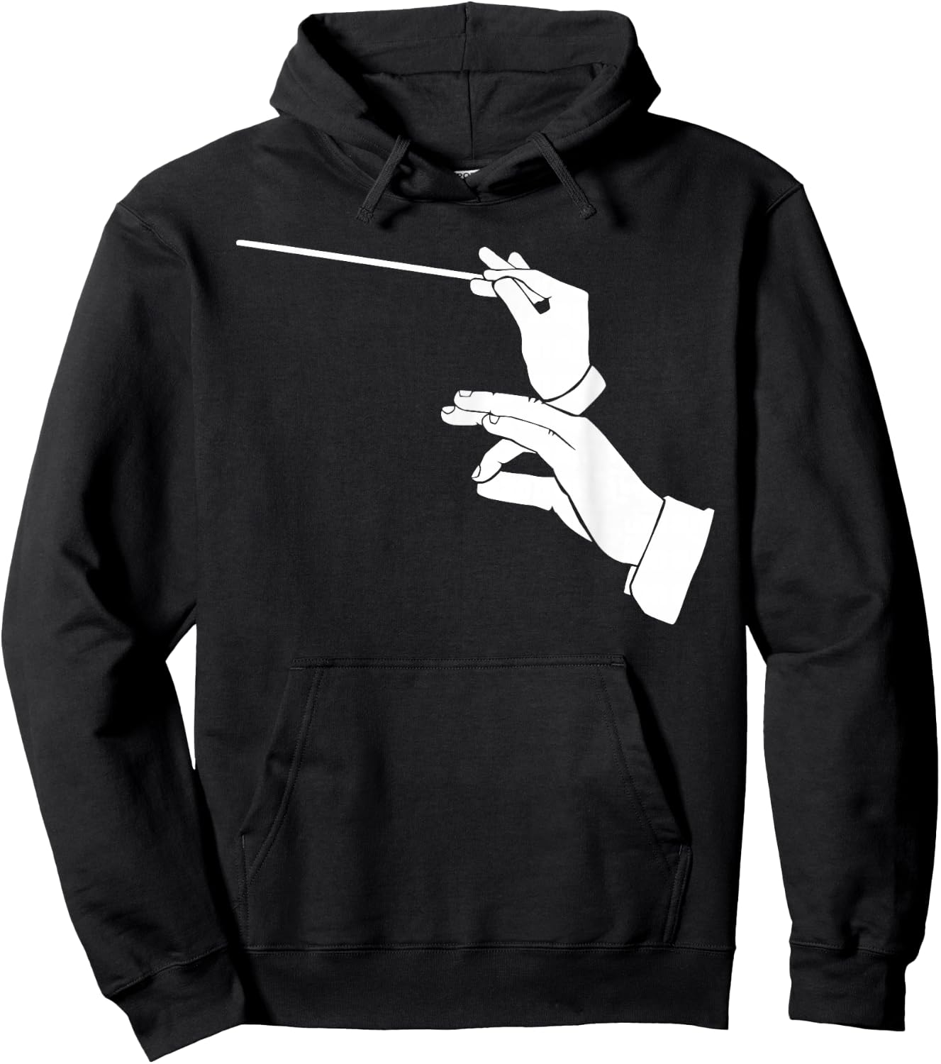 Conductor Clock Music Orchestra Hoodie - Hoodie | Black