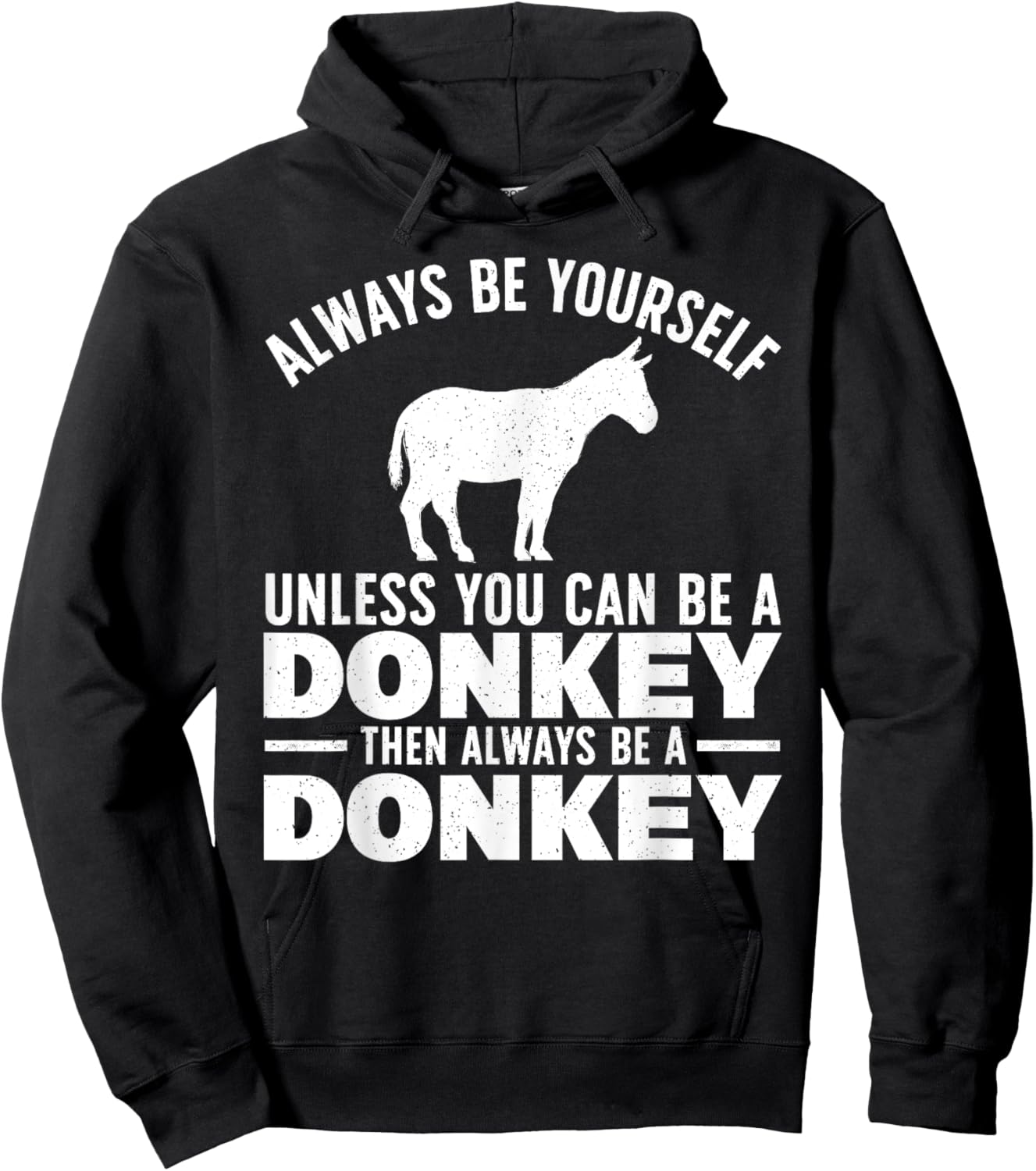 Cool Donkey Women Zoo Mule Horse Farm Animal Lover Hoodie - Hoodie | Black
