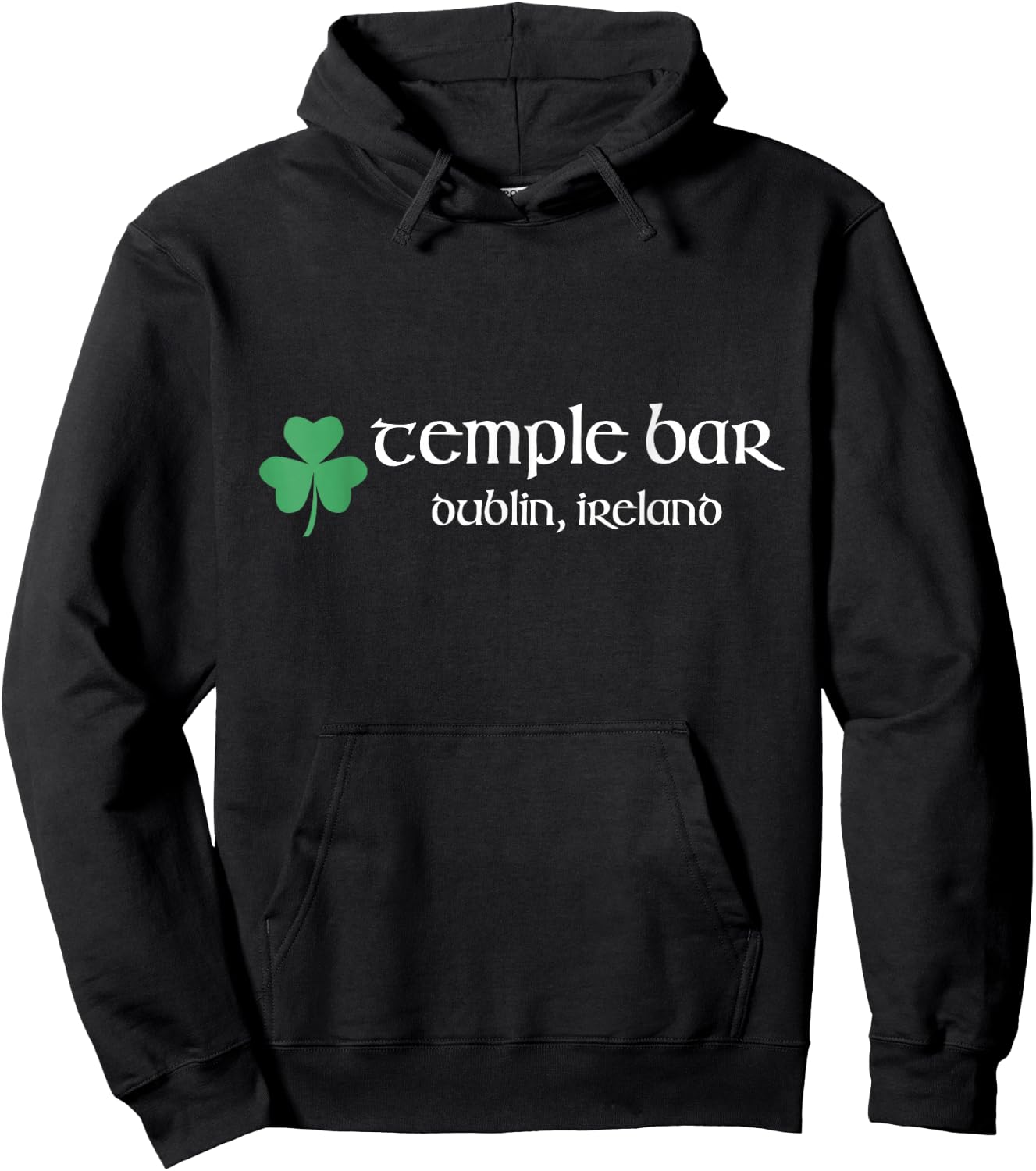 Temple Bar Dublin Ireland 2022 Hoodie - Hoodie | Black
