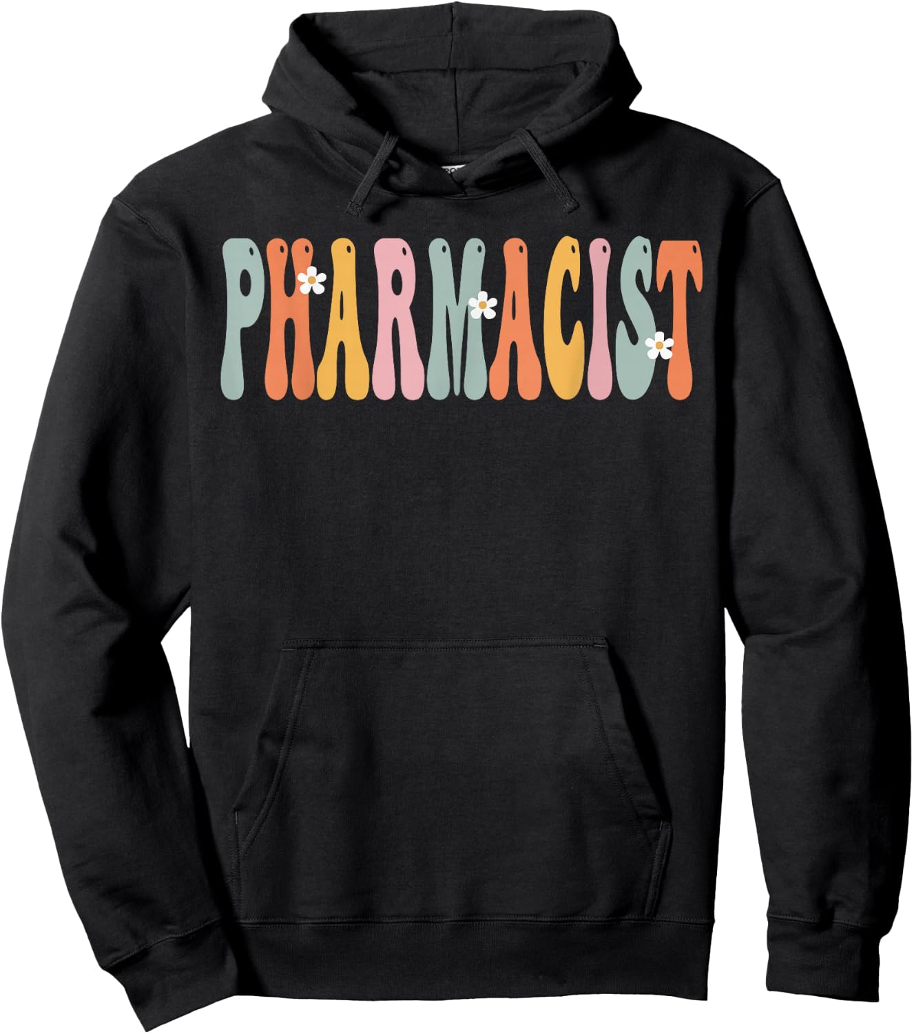 Pharmacist Week Groovy Appreciation Day For Work Hoodie - Hoodie | Black