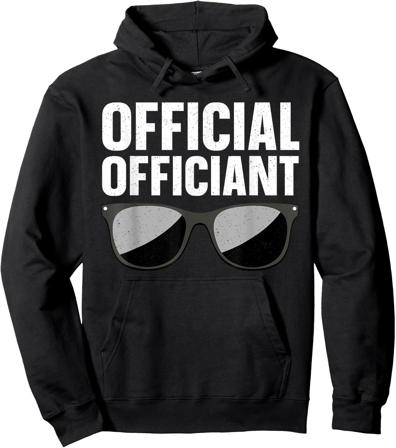Funny Official Officiant Art Women Wedding Officiant Hoodie - Hoodie | Black