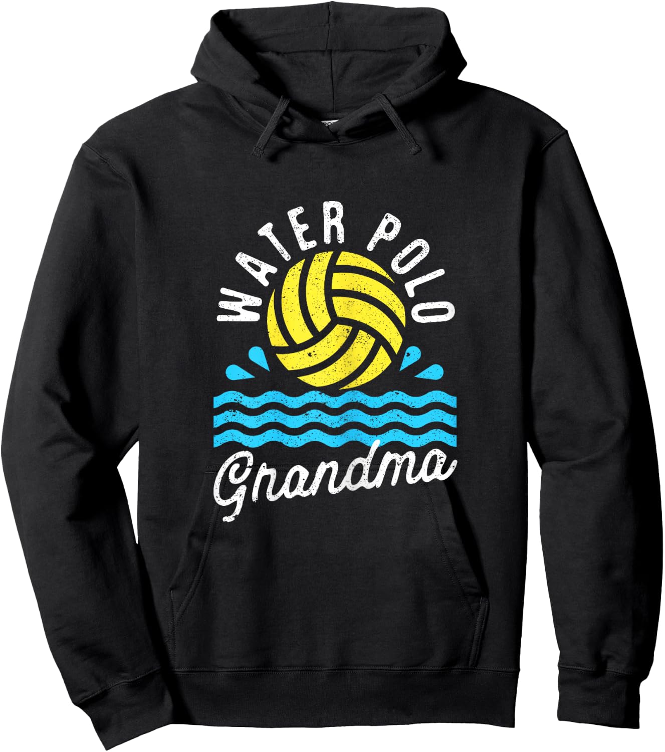 Water Polo Grandma Love Game Day Championship Team Lover Hoodie - Hoodie | Black