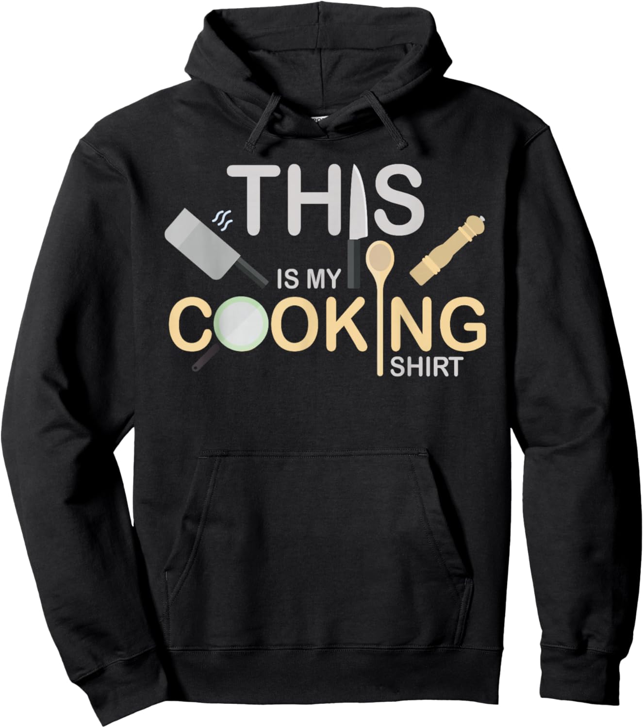This Is My Cooking Shirt Cooking Culinary Art Food Chef Hoodie - Hoodie | Black
