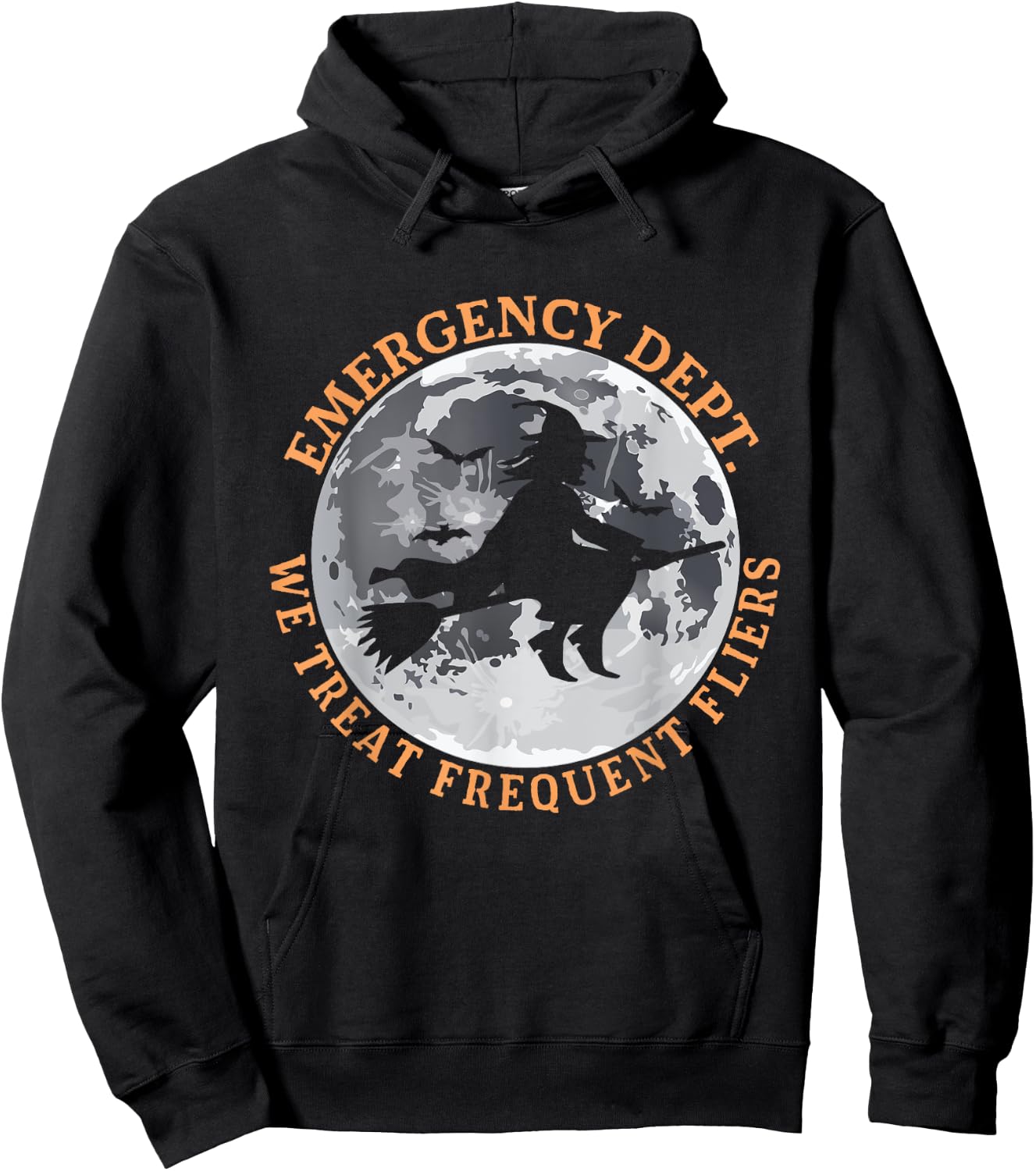 ER Nurse Halloween Emergency Room Dept Nurse Tech ED Rn Fall Hoodie - Hoodie | Black