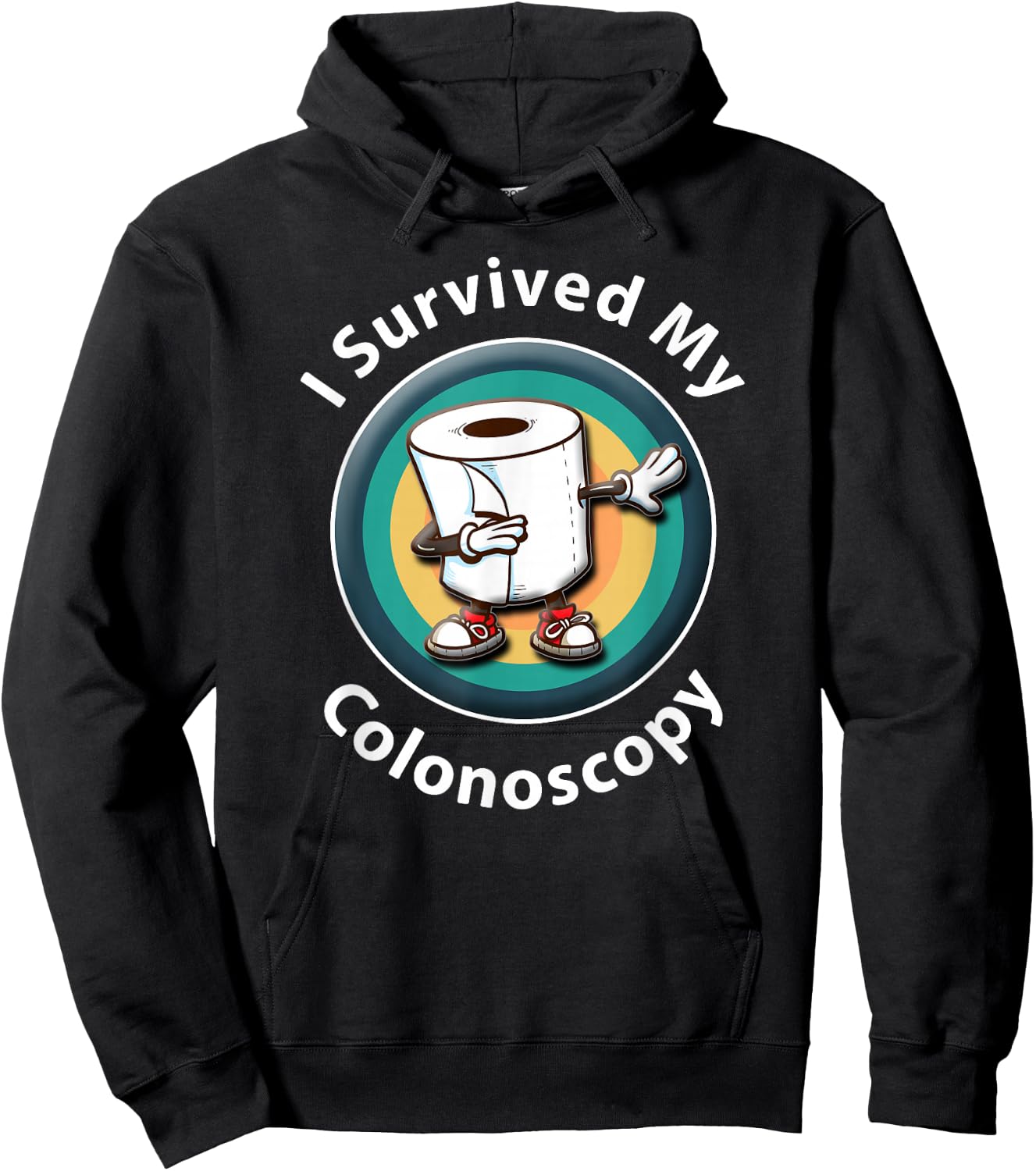 I Survived My Colonoscopy Survivor - Funny Hospital Patient Hoodie - Hoodie | Black