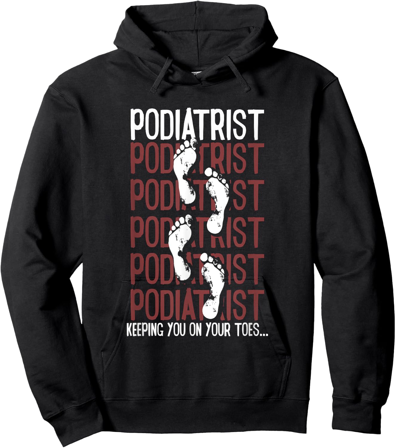 Podiatrist | Podiatry Medicine | Foot Doctor Hoodie - Hoodie | Black