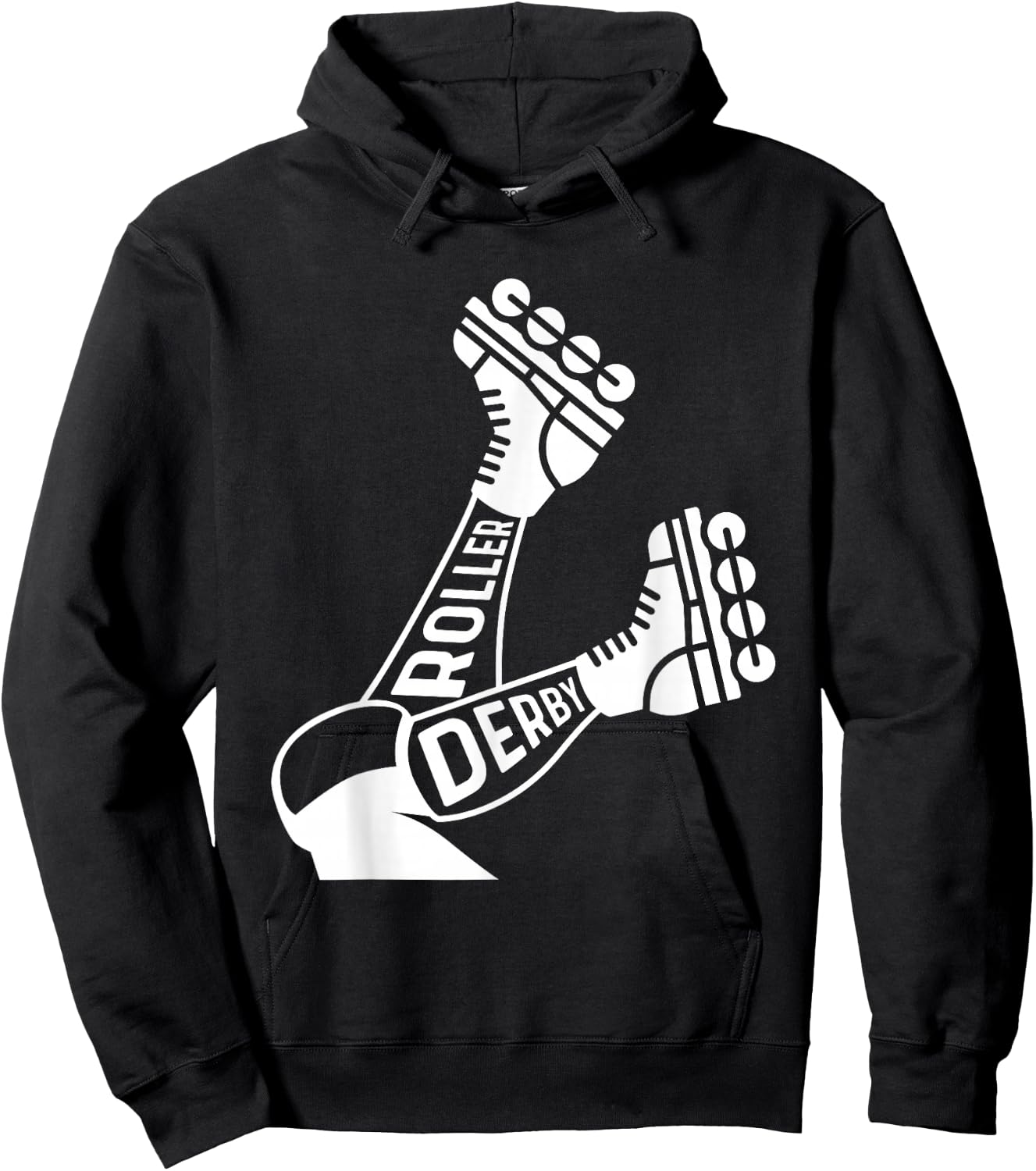 Roller Derby Skater Hoodie - Hoodie | Black