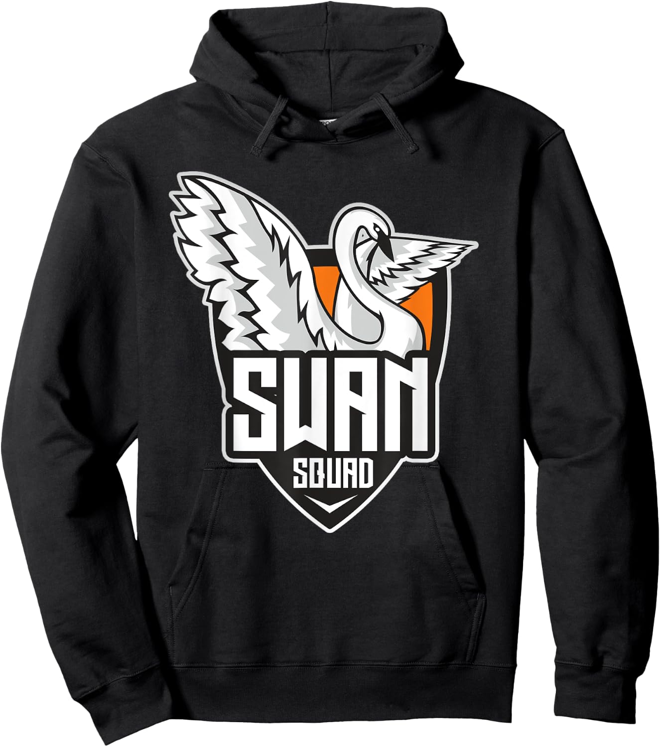 Swan Squad Migratory Birds Swan Hoodie - Hoodie | Black