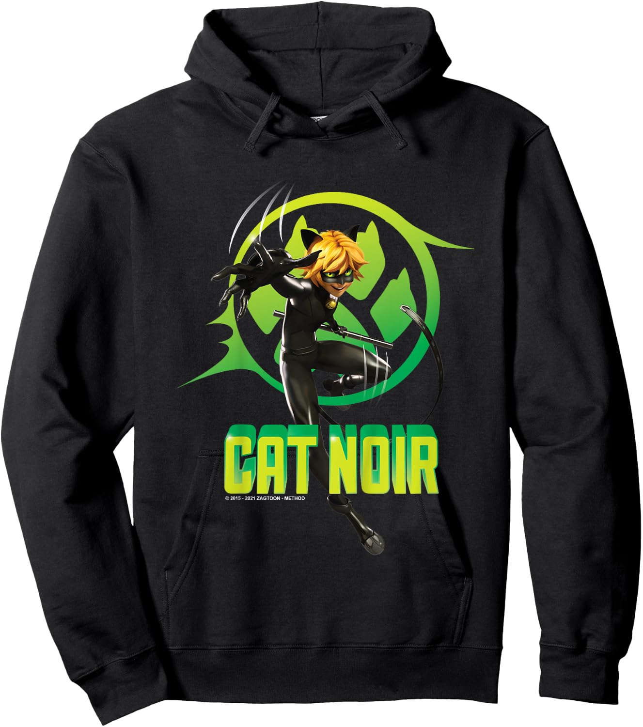 Miraculous Lady Bug - Cat Noir Hoodie - Hoodie | Black