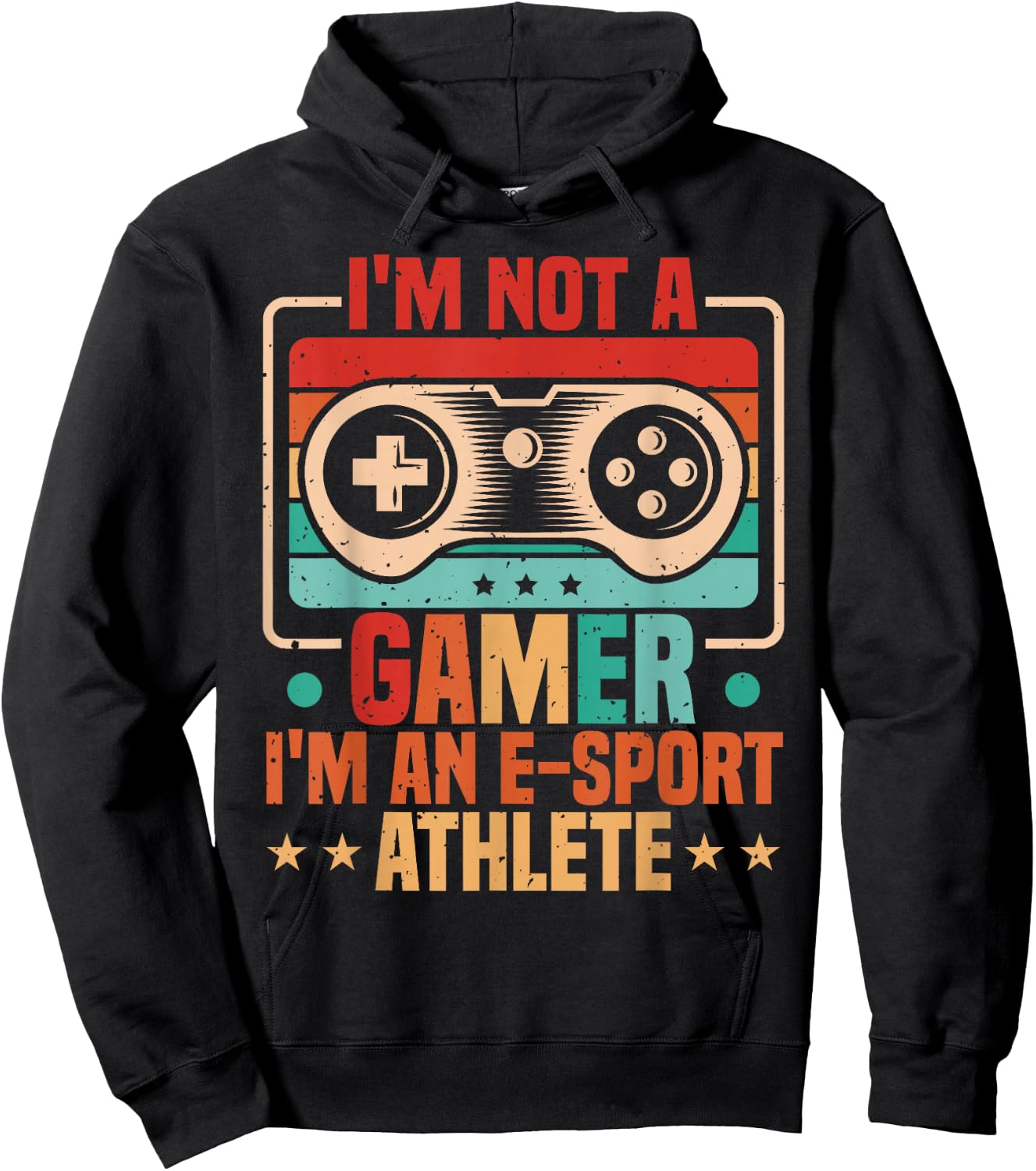Gamer & E-Sport Athlete, Funny Video Games & eSport Gaming Hoodie - Hoodie | Black