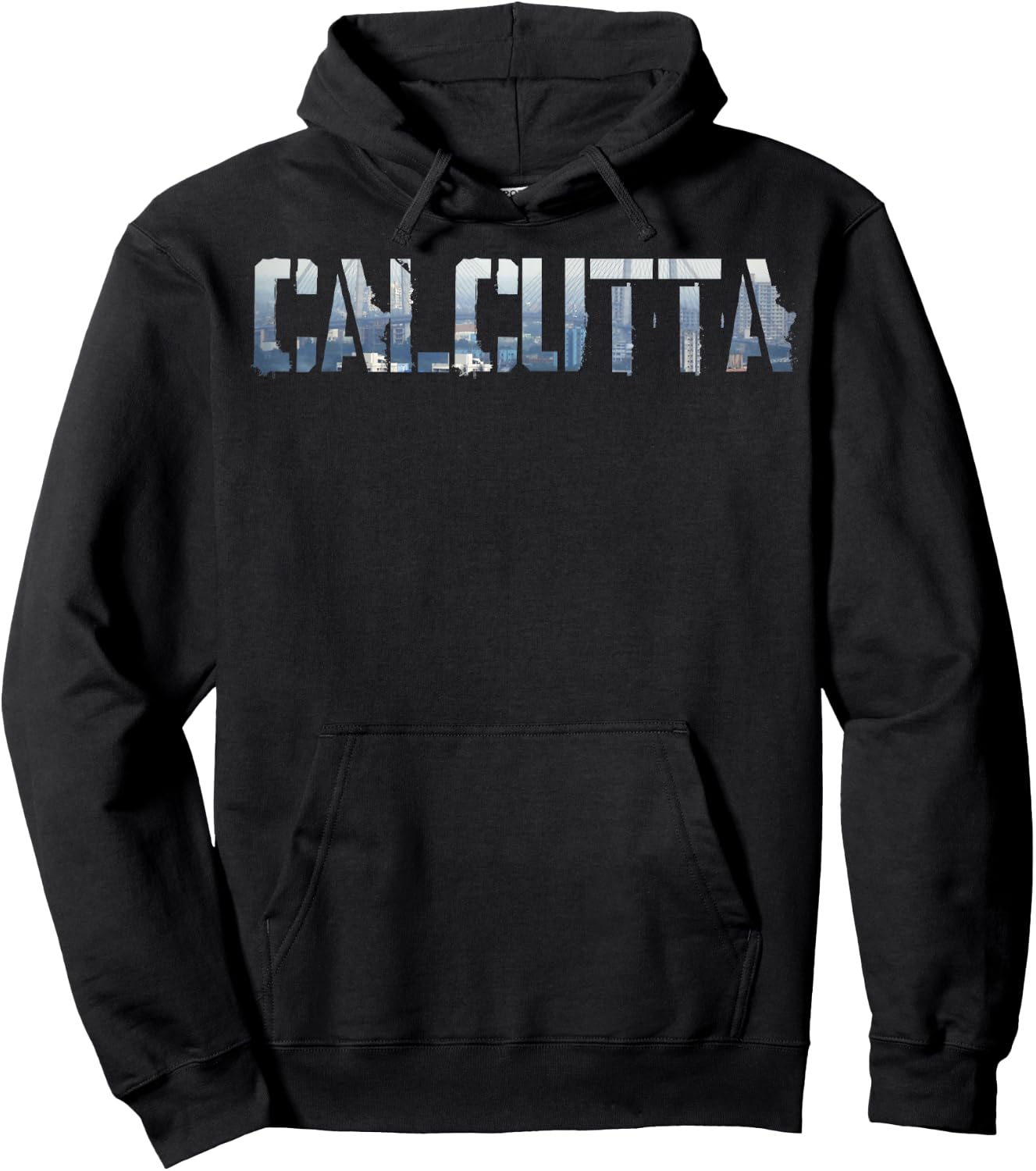 Calcutta City India souvenir gift women Hoodie - Hoodie | Black