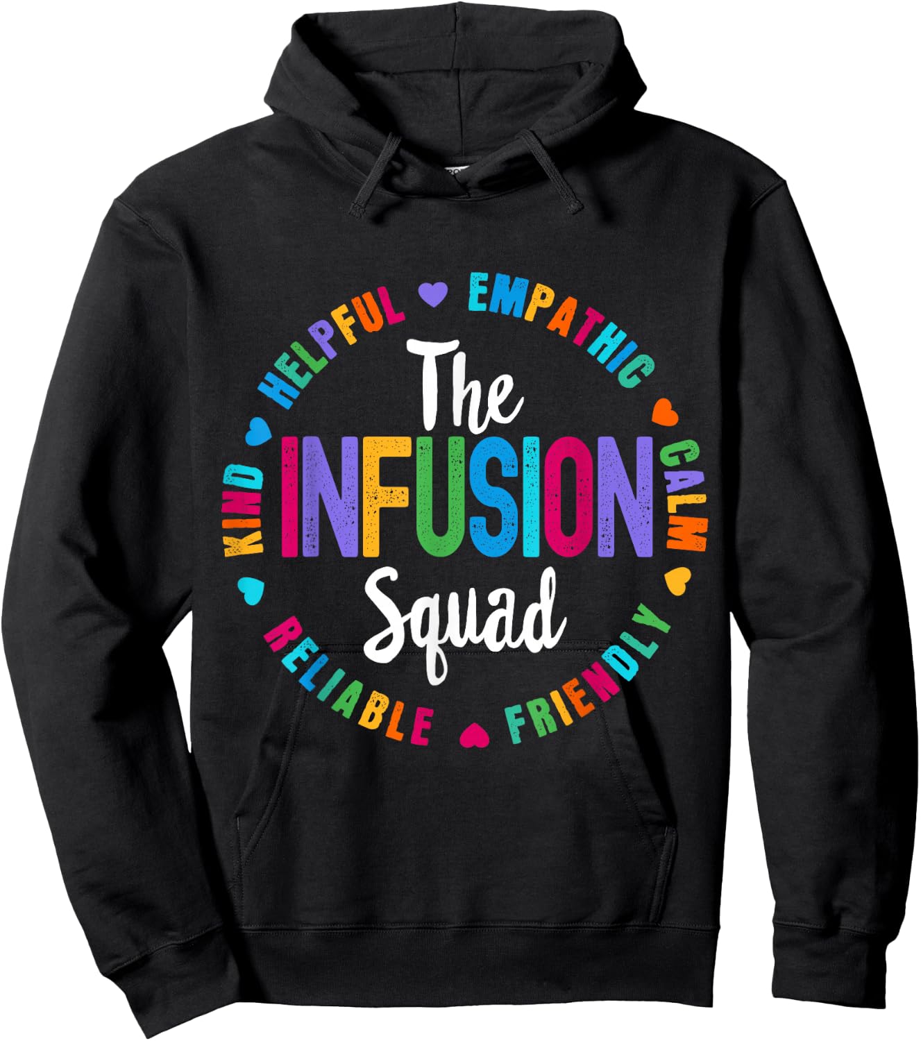 Chemo The Infusion Squad Oncology Nurse Nursing School Hoodie - Hoodie | Black