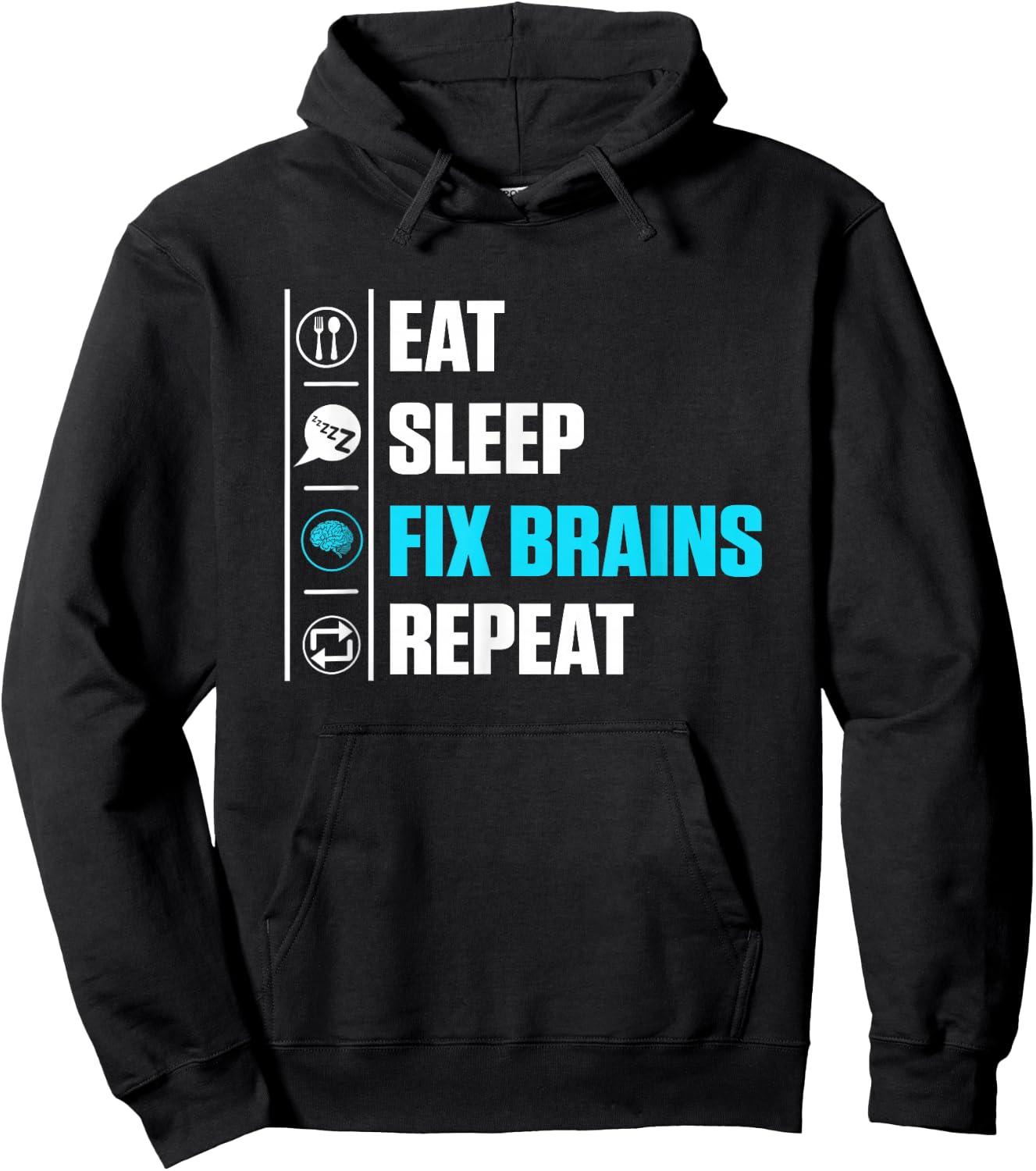 Neurosurgeon Gifts For Neurologists Neurosurgery Theme , Men's Black Short Sleeve Classic Fit , Small, Neurosurgery Hoodie - Hoodie | Black