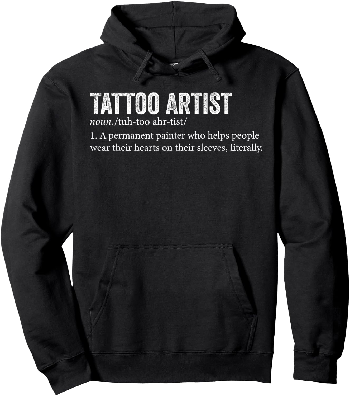Tattoo Artist Men Women Team Definition Tattoo Artist Hoodie - Hoodie | Black