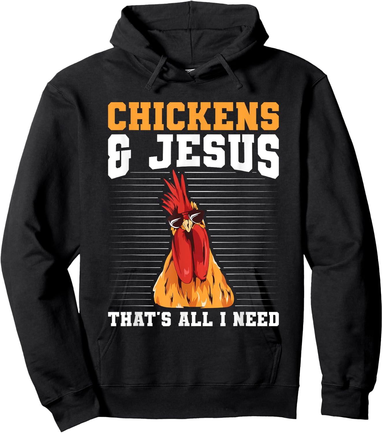 Backyard Chicken Breeding Quote for a Chicken Grower Hoodie - Hoodie | Black