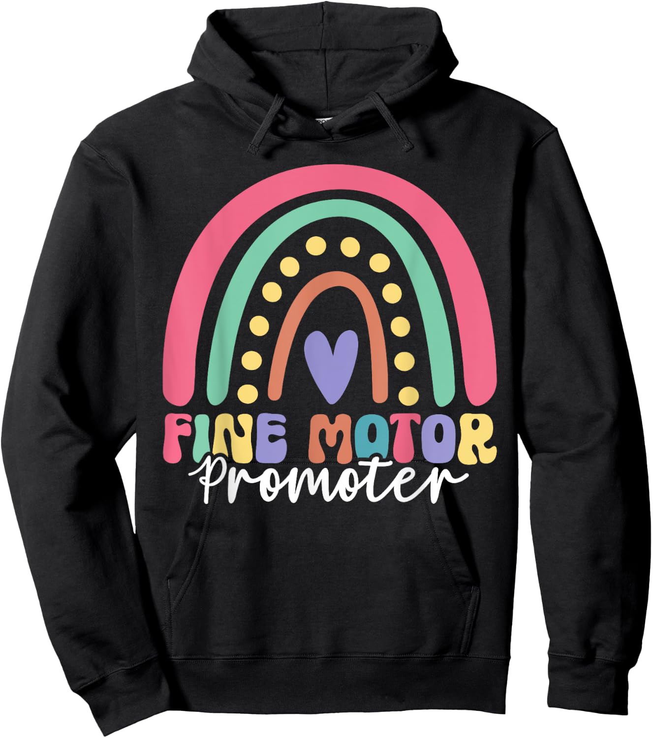 Fine Motor Promoter Ot Occupational Therapy Month Therapist Hoodie - Hoodie | Black