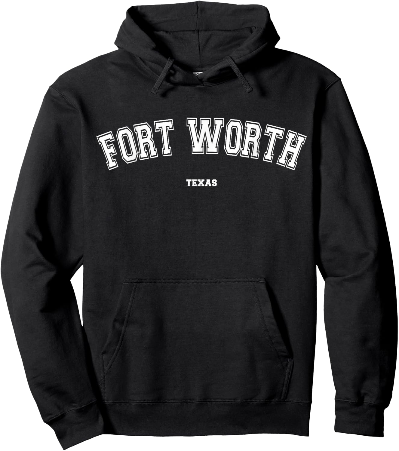 Fort Worth Texas Hoodie - Hoodie | Black