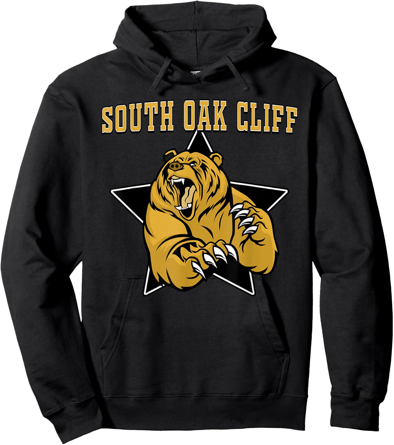 South Oak Cliff Bears High School Team Spirit Hoodie - Hoodie | Black