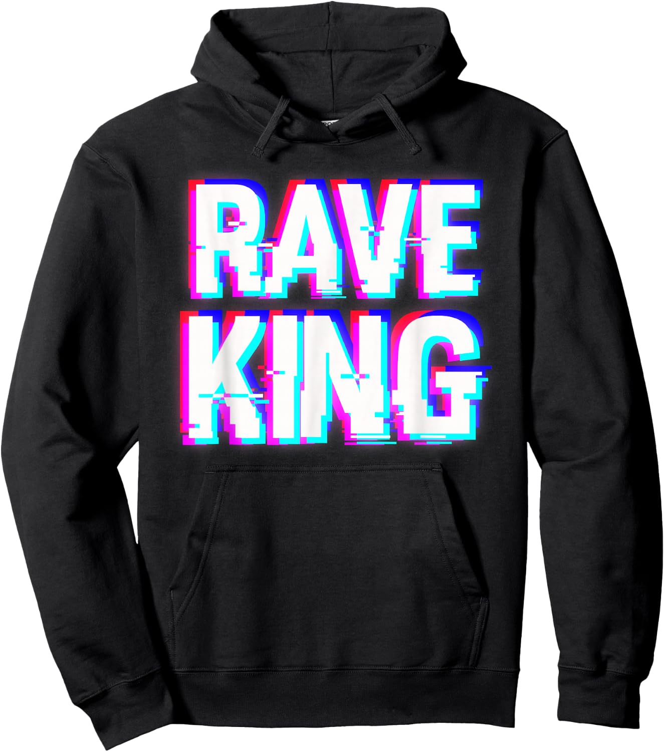 Music EDM Techno Rave King Hoodie - Hoodie | Black