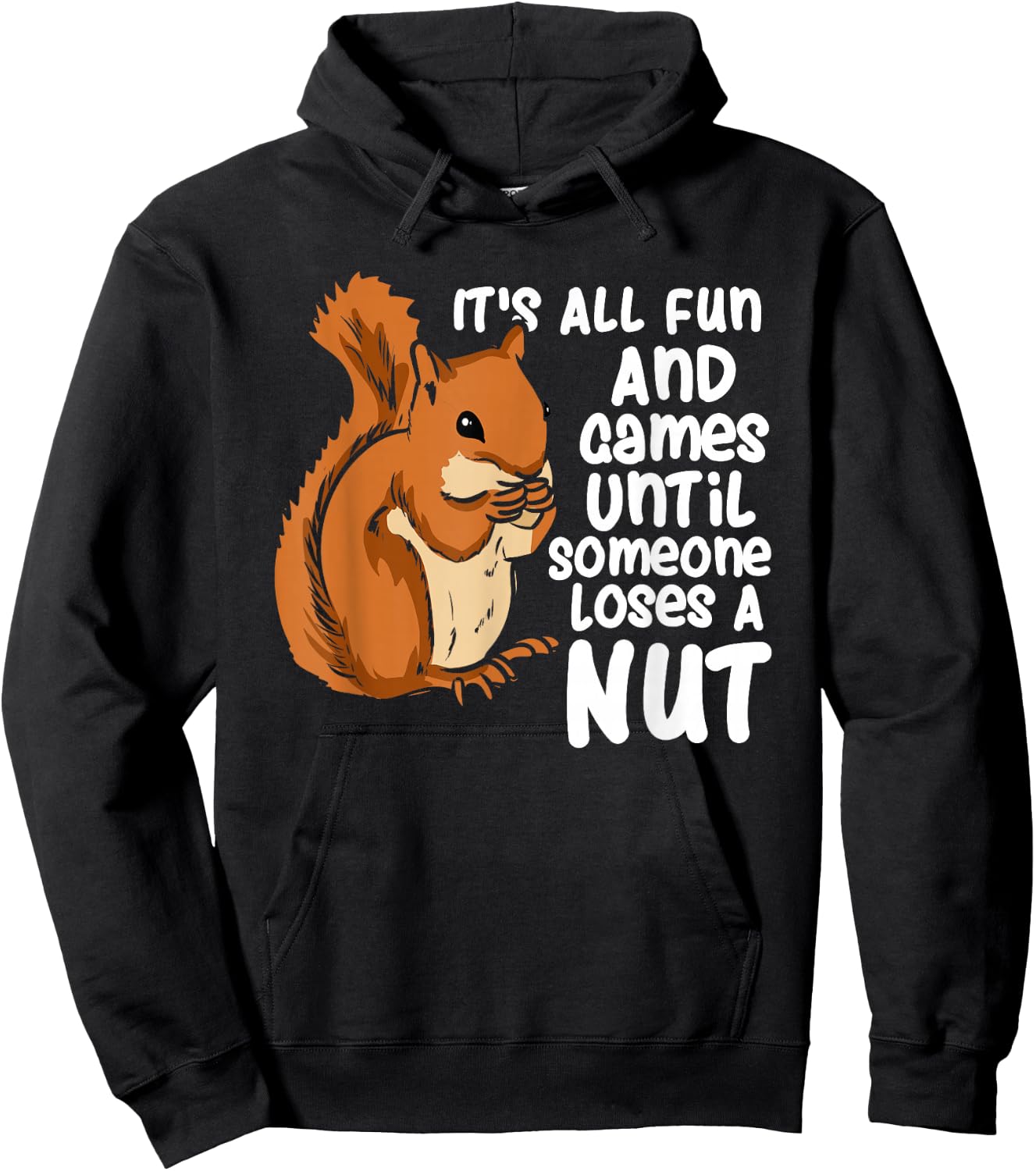 Funny Squirrel Feeder Squirrel Lover Rodent Design Hoodie - Hoodie | Black