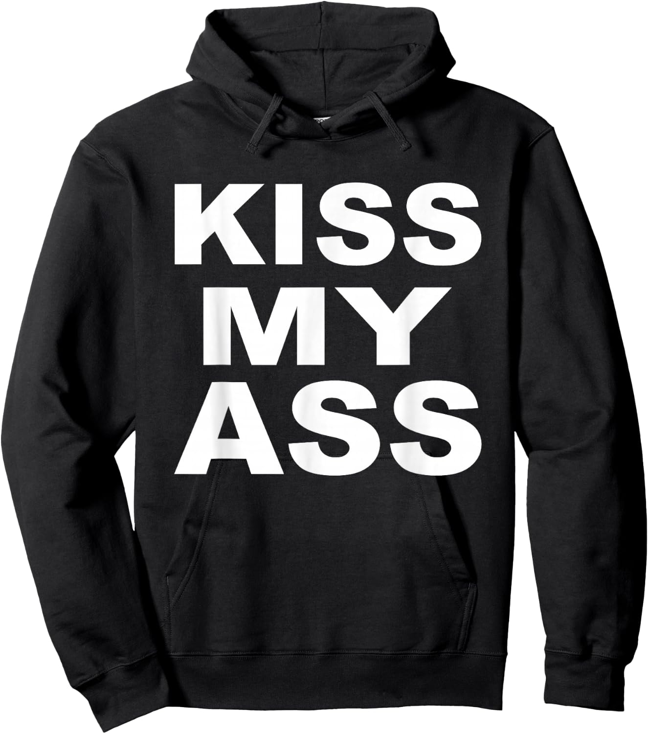 Kiss My Ass Hoodie - Hoodie | Black