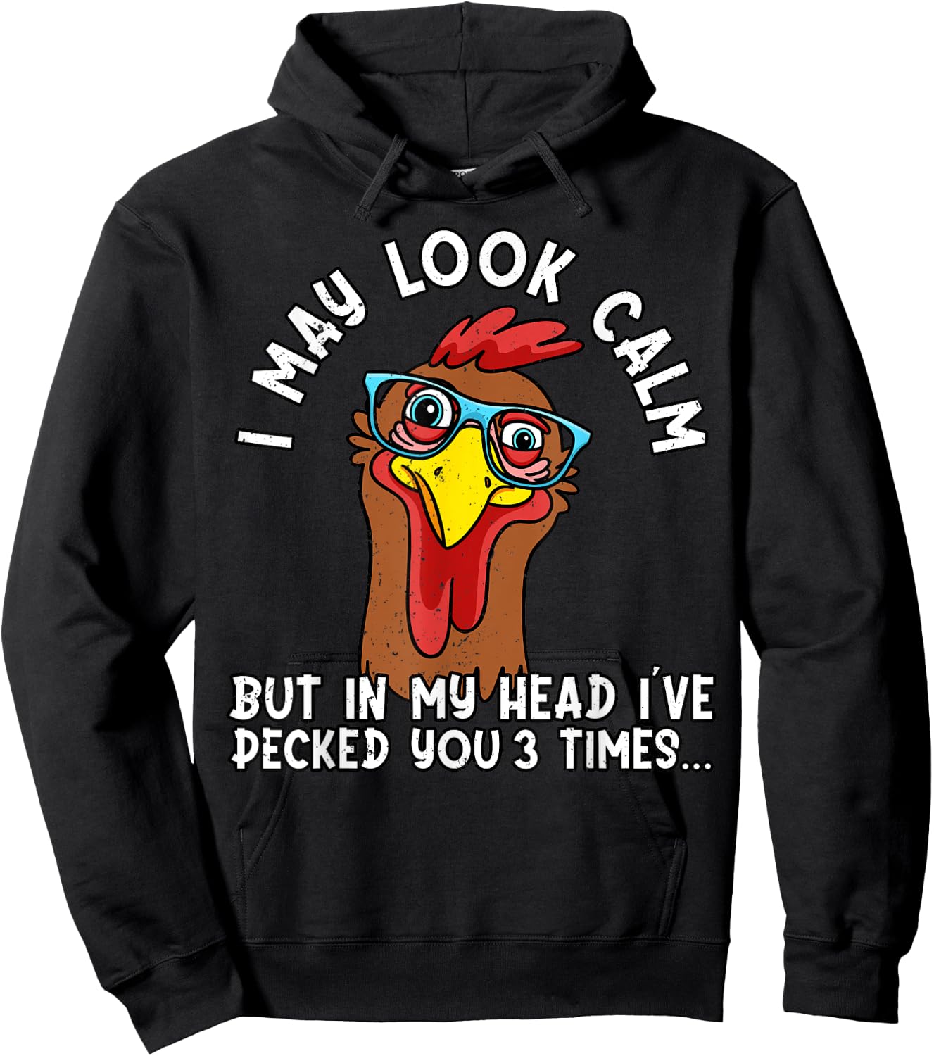 Funny Chicken, Funny Farmer, Chicken Mom, Farming, Chicken Hoodie - Hoodie | Black