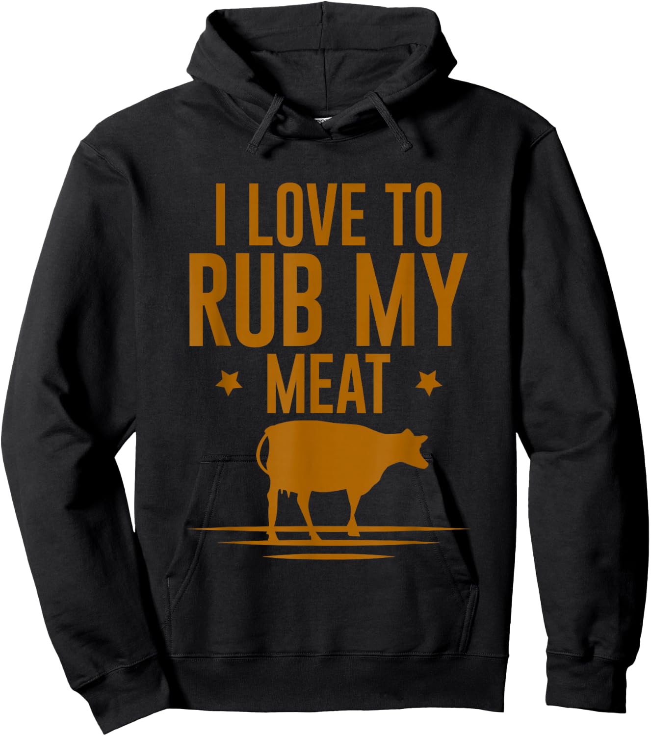 I Love To Rub My Meat Hoodie - Hoodie | Black