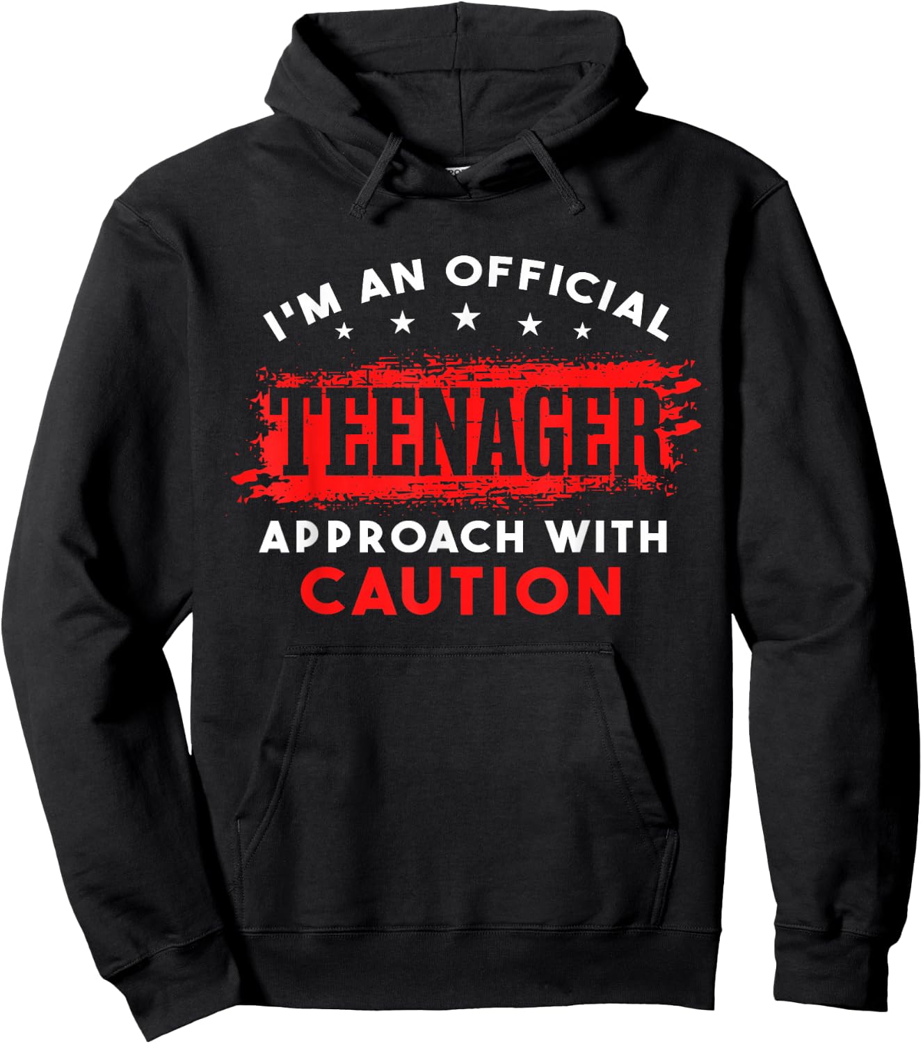 I'm An Offical Teenager Hoodie - Hoodie | Black