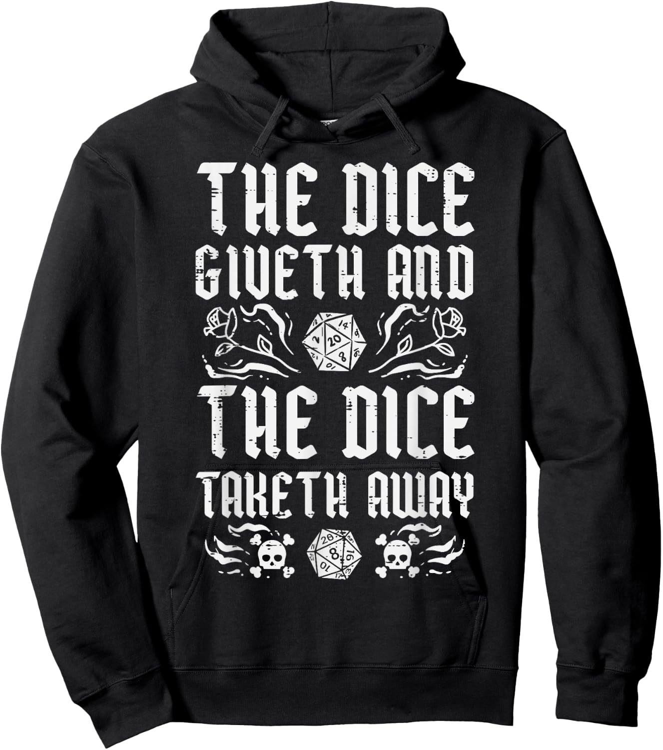 Rpg Giveth Taketh Funny Gamer Men Boys Kids Hoodie - Hoodie | Black