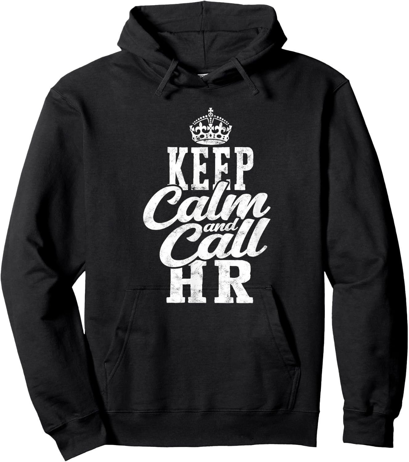 Keep calm and call HR - human Hoodie - Hoodie | Black