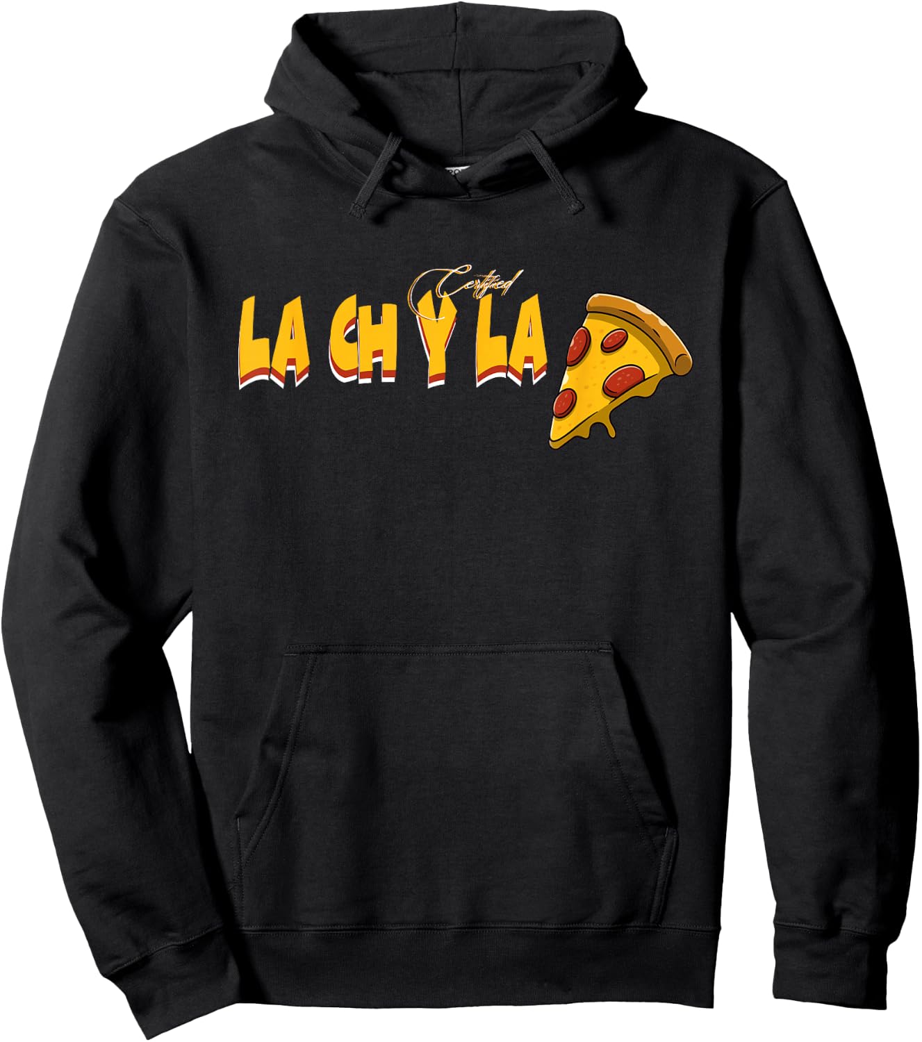 Ch Y La Pizza Hoodie - Hoodie | Black