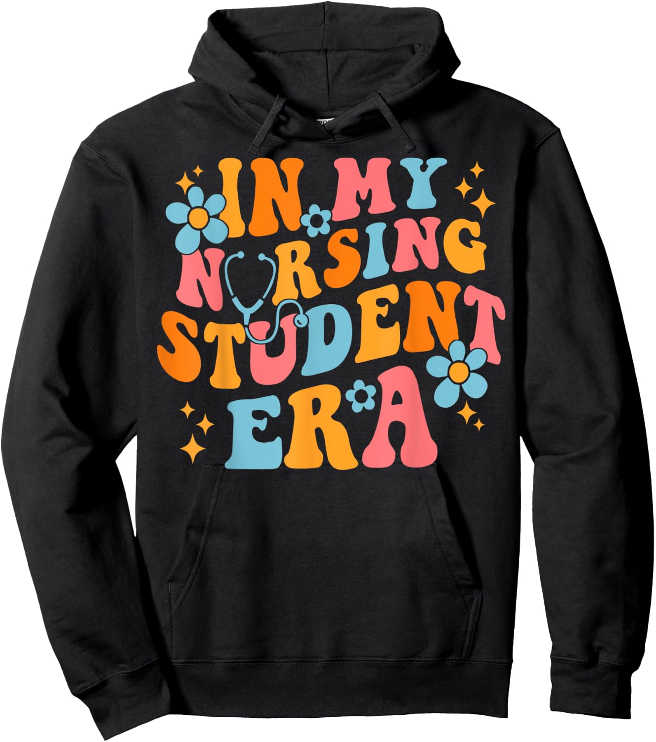 In My Nursing Student Era Hoodie - Hoodie | Black