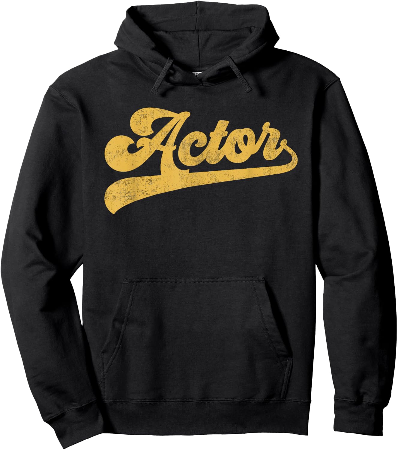 Actor Cute Vintage Graphic Acting Hoodie - Hoodie | Black