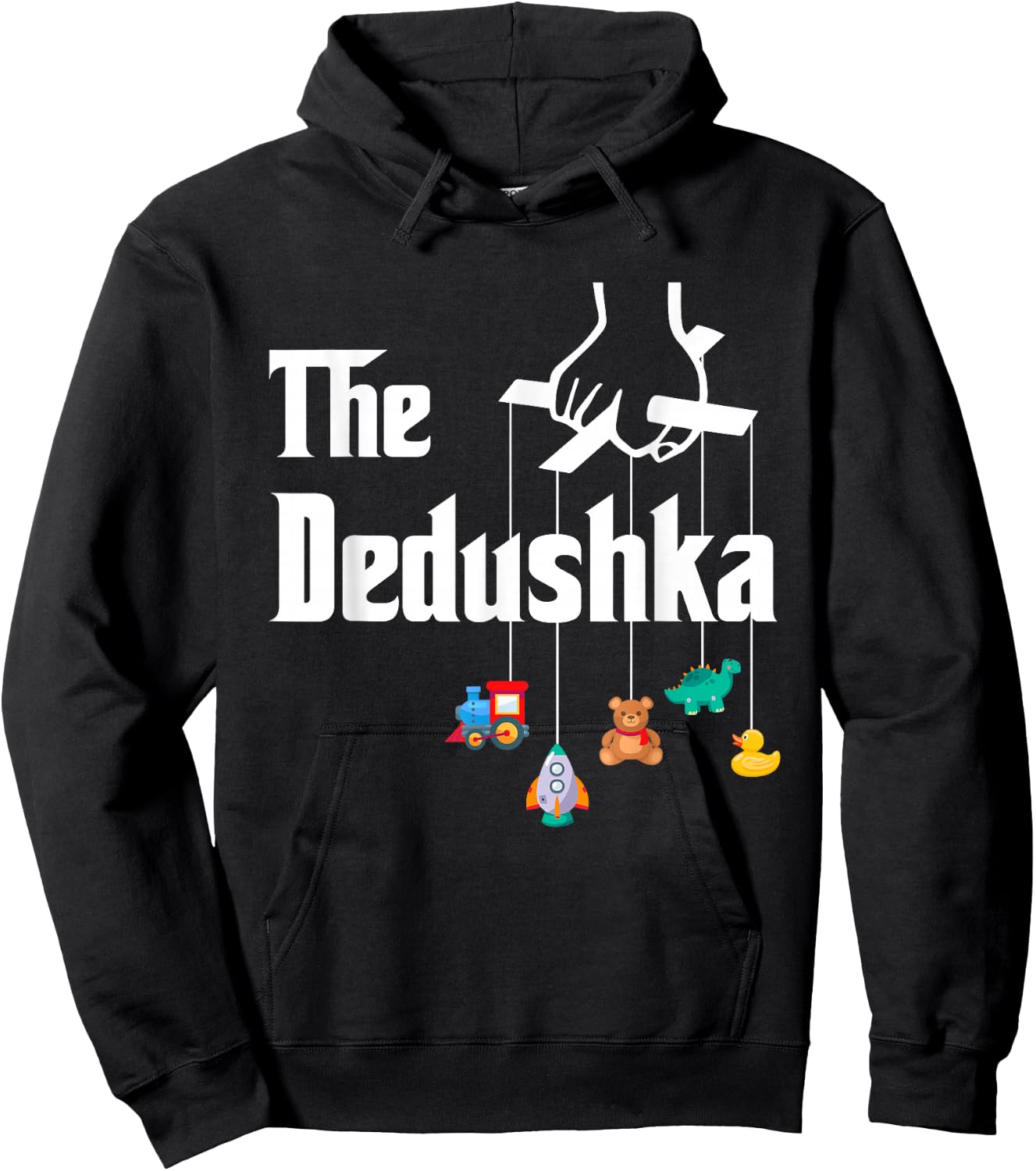 Dedushka Russian Grandpa Fathers Day Deda Funny The Dedushka Hoodie - Hoodie | Black