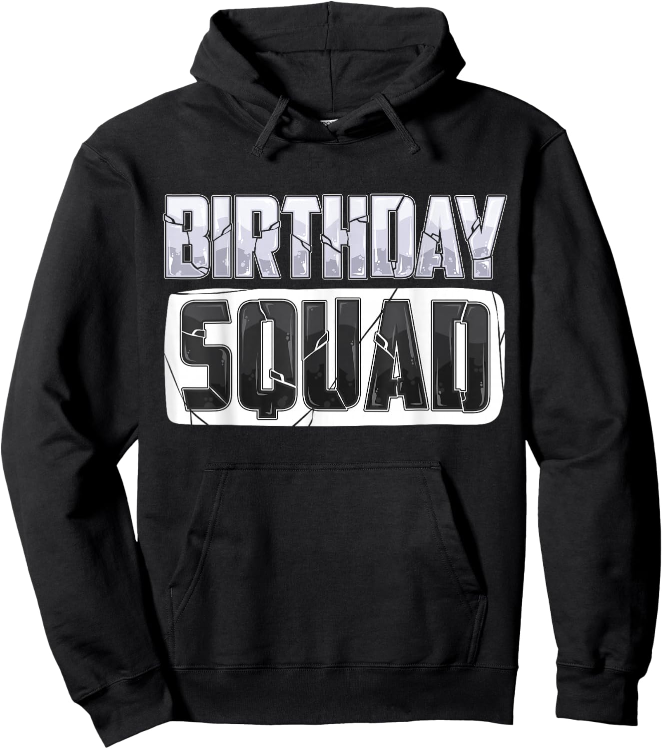 Party Birthday shirt for Boys Men Birthday Squad Hoodie - Hoodie | Black