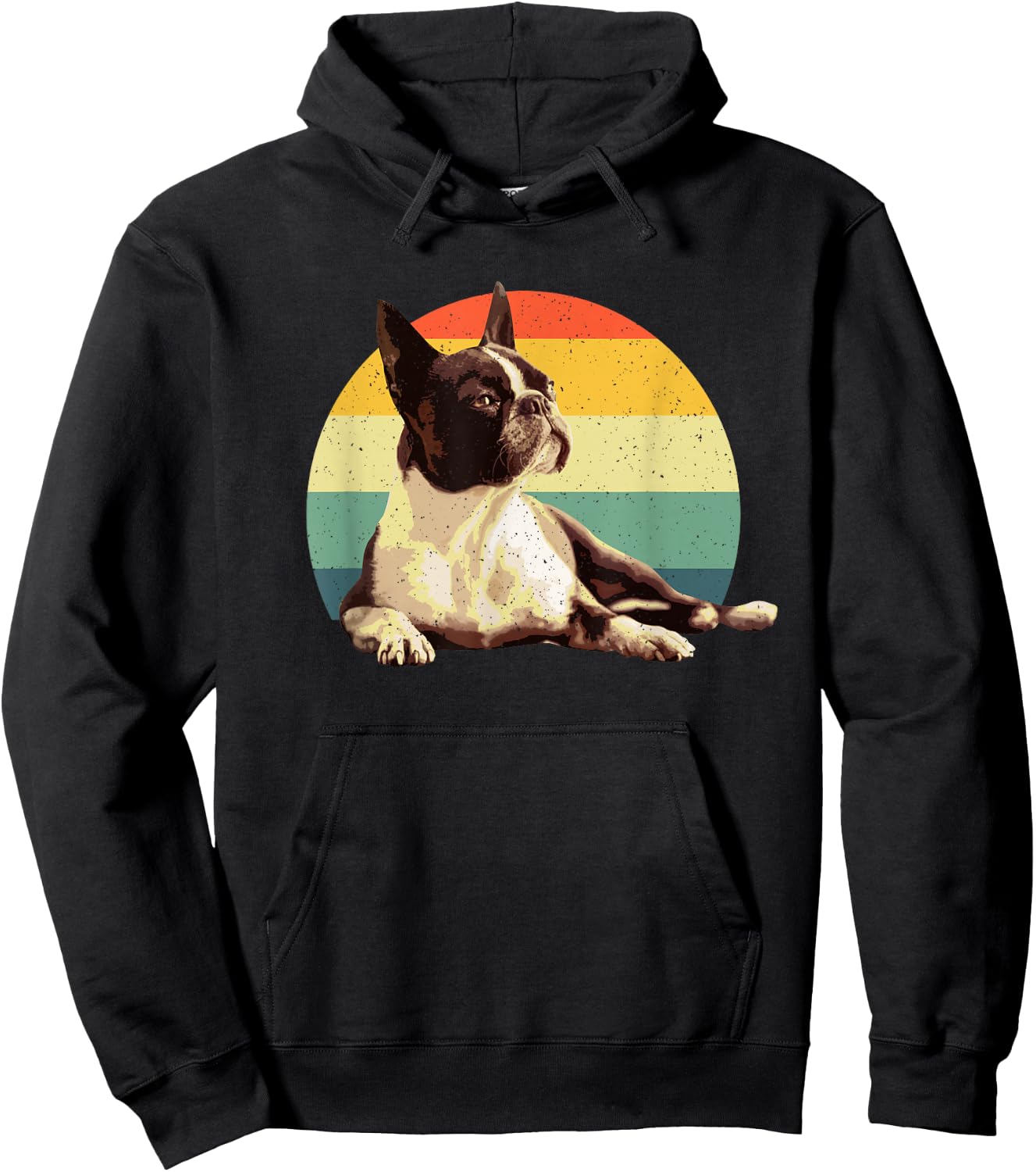 Cool Boston Terrier Art Women Boston Terrier Lovers Hoodie - Hoodie | Black