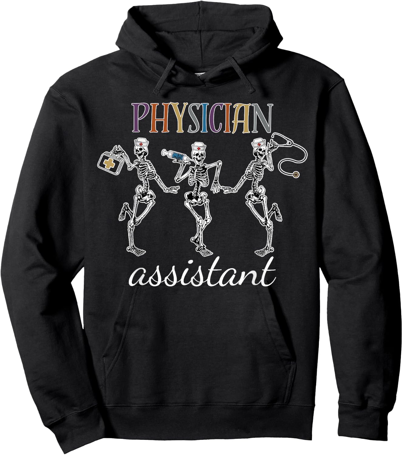 Skeleton Physician Assistant PA Student PA Doctor Graduation Hoodie - Hoodie | Black