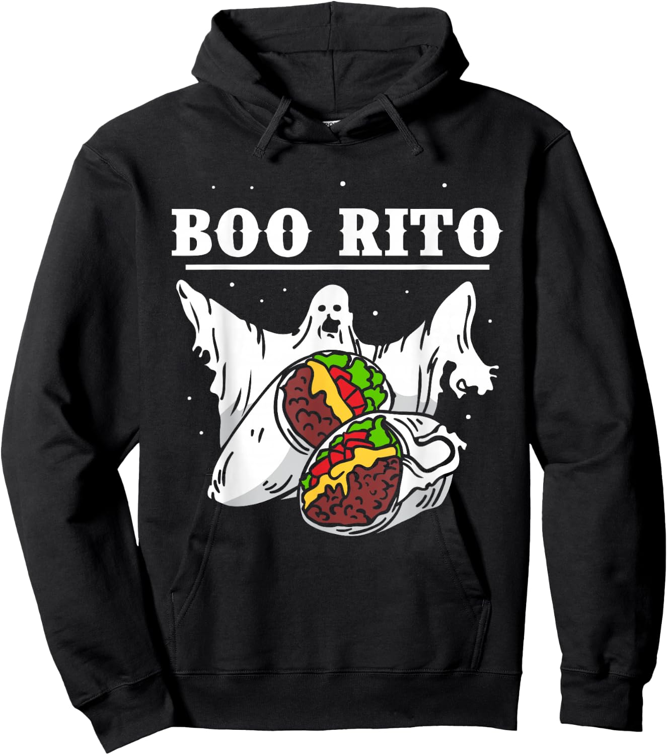 Boo Rito Halloween Proud Mexican Lover Country Mexico Hoodie - Hoodie | Black