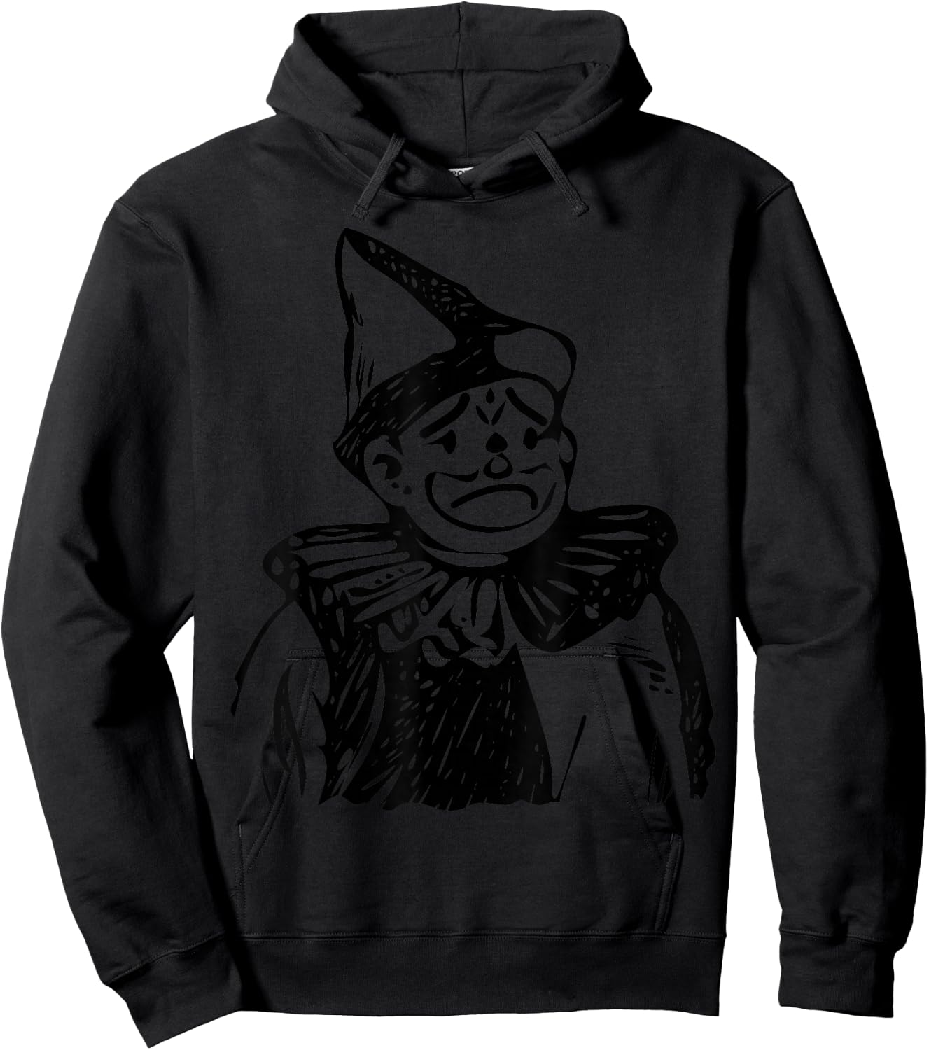Sad Clown Court Jester Hoodie - Hoodie | Black