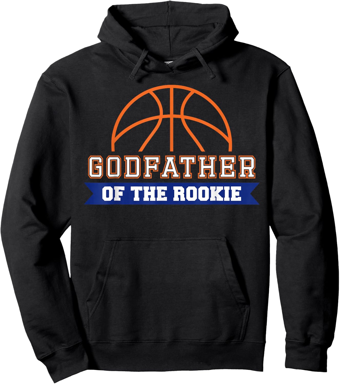 Godfather of Rookie 1st Birthday Basketball Theme Matching Hoodie - Hoodie | Black