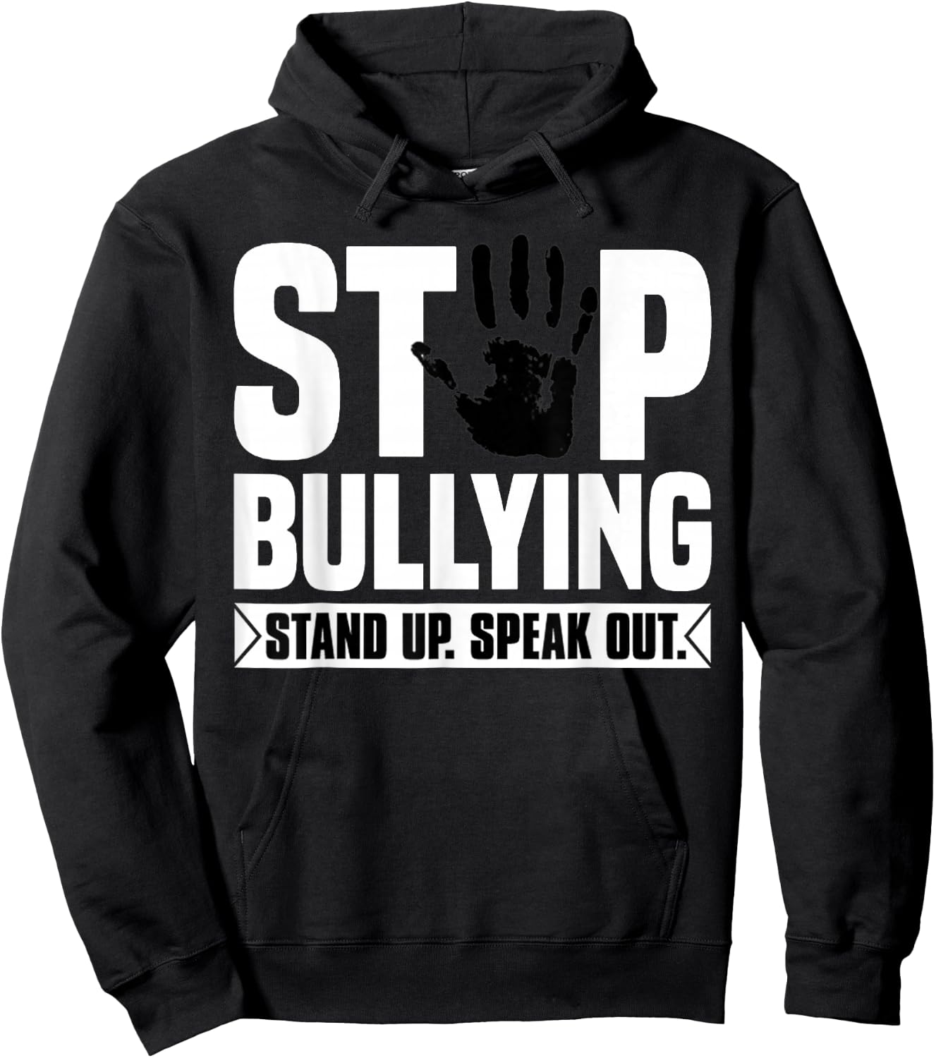 Stop Bullying Shirt Orange Stand Up Speak Out Unity Day Hoodie - Hoodie | Black